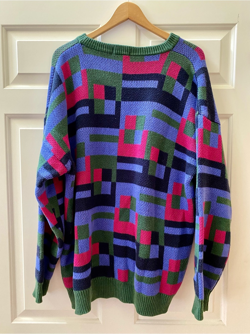 Izod Club Vintage Men’s Sweater XL 100% Cotton - Picture 3 of 4